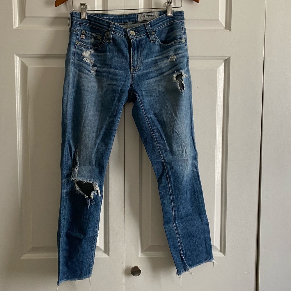 AG Adriano Goldschmied AG-ED Denim The Stilt Cigarette Crop Jeans